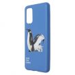Husa Bio Samsung Galaxy S20 Albastru Pinguin