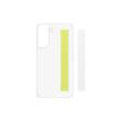Husa Samsung Galaxy S21 FE Slim Clear Strap Cover, Alb