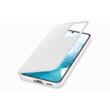 Husa Samsung Galaxy S22 Smart Clear View Cover Alb