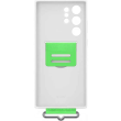 Husa Silicon Cover Cu Strap, Samsung Galaxy S22 Ultra, Alb