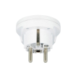 Adaptor Priza Skross de la Universal World la EU, Alb