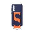 Husa Silicon Cover Cu Strap, Samsung Galaxy S21 FE, Navy