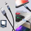 Cablu Magnetic XO NB125 Incarcare si Date USB - Lightning, Negru