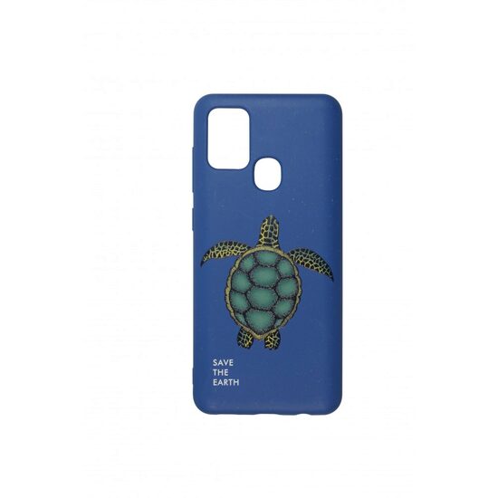 Cellect GoGreen Samsung A21s ,S.Kék, Teknős