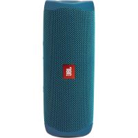 Boxa Portabila Wireless JBL FLIP5 ECO Edition, Bluetooth, PartyBoost, USB C, Powerbank 4800mAh, Impermeabila IPX7, Albastru