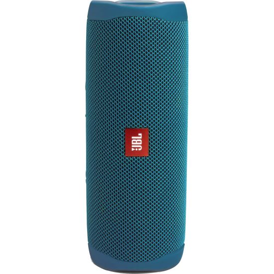 Boxa Portabila Wireless JBL FLIP5 ECO Edition, Bluetooth, PartyBoost, USB C, Powerbank 4800mAh, Impermeabila IPX7, Albastru
