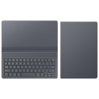 Husa Cu Tastatura Samsung Galaxy Tab A7, Book Cover Bluetooth, Gri 