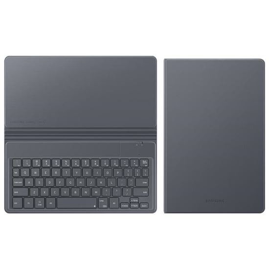 Husa Cu Tastatura Samsung Galaxy Tab A7, Book Cover Bluetooth, Gri 