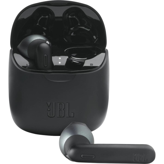 Casti Audio In Ear JBL Tune 225, True Wireless, Bluetooth, Autonomie 25 ore, Negru