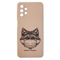 Husa Samsung Galaxy A32 5G Design Vulpe Bej