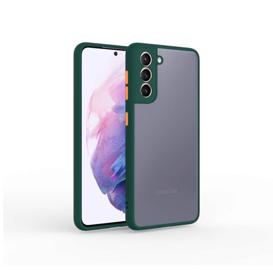 Husa mata pentru Samsung S21 Plastic Verde
