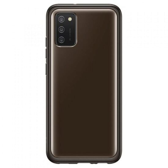 Husa Samsung Galaxy A03s Soft Clear Cover, Negru