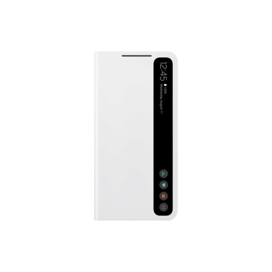 Husa Samsung S21 FE Smart Clear View Cover, Alb