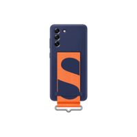 Husa Silicon Cover Cu Strap, Samsung Galaxy S21 FE, Navy