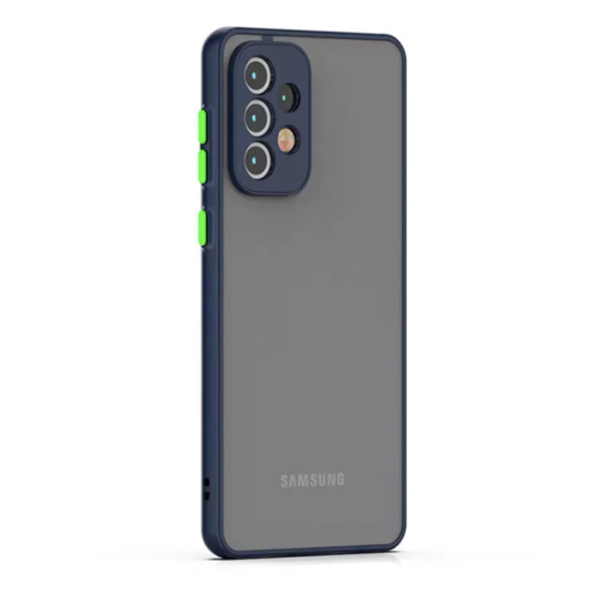 Husa Cu Protectie Camera Samsung A53 5G, Albastru-Verde