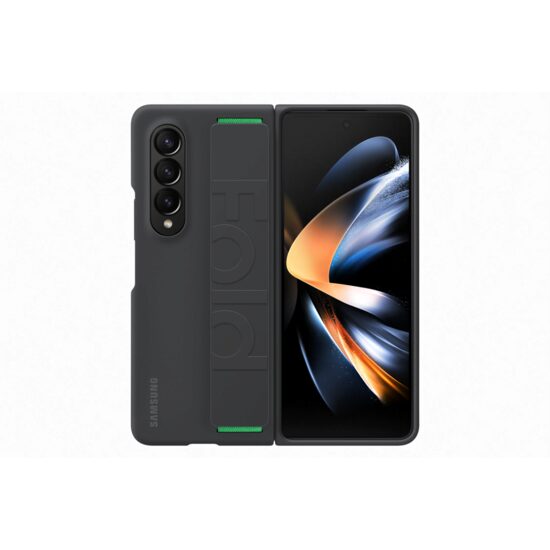 Husa Samsung Galaxy Z Fold 4 Silicon Grip Cover Negru