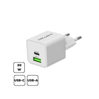 Incarcarcator Adaptor Rapid Type-C si USB 30W Cellect Alb
