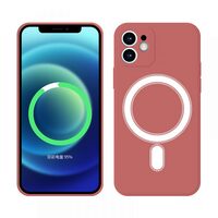 Husa pentru iPhone 13 Pro Max Magnetica Silicon Rosu