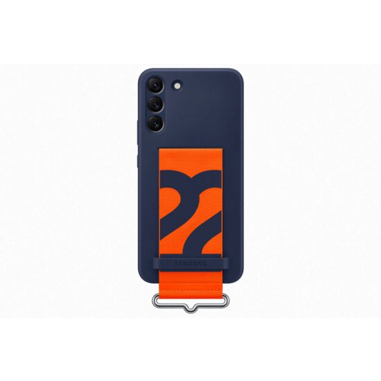 Husa Samsung S22 Plus Silicon Strap Cover Albastru - Resigilat 