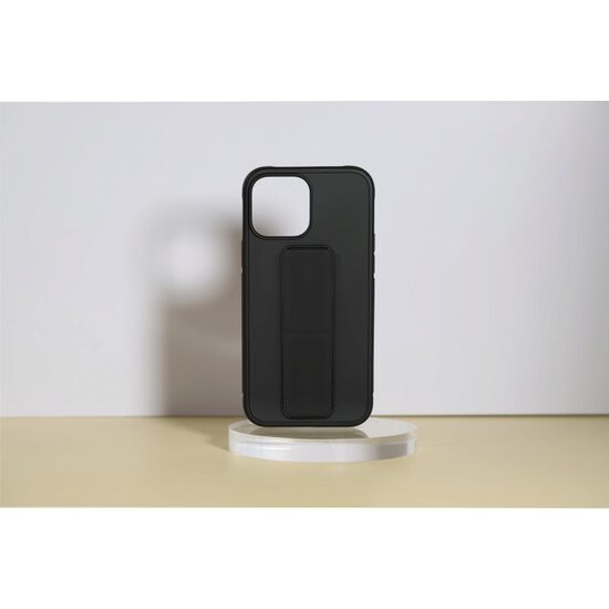 Husa iPhone 14 Pro Max TPU+PC Magnetic Stand Cover Negru