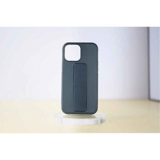 Husa iPhone 14 Pro Max TPU+PC Magnetic Stand Cover Albastru