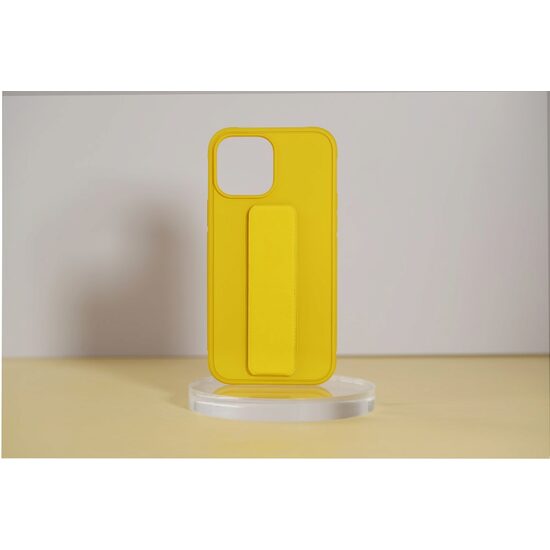 Husa iPhone 14 Pro Max TPU+PC Magnetic Stand Cover Galben