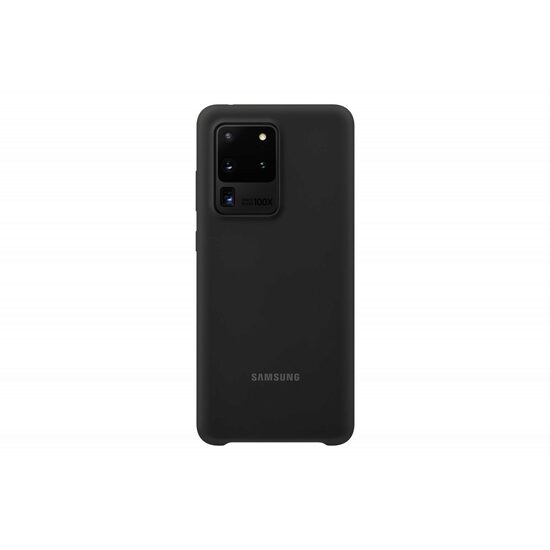 Husa Samsung S20 Ultra Silicon Cover Neagra - Resigilat