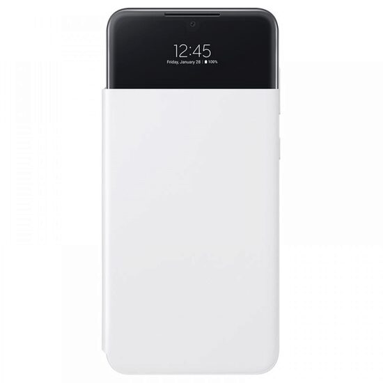 Husa Samsung Galaxy A33 5G s-view wallet cover Alb