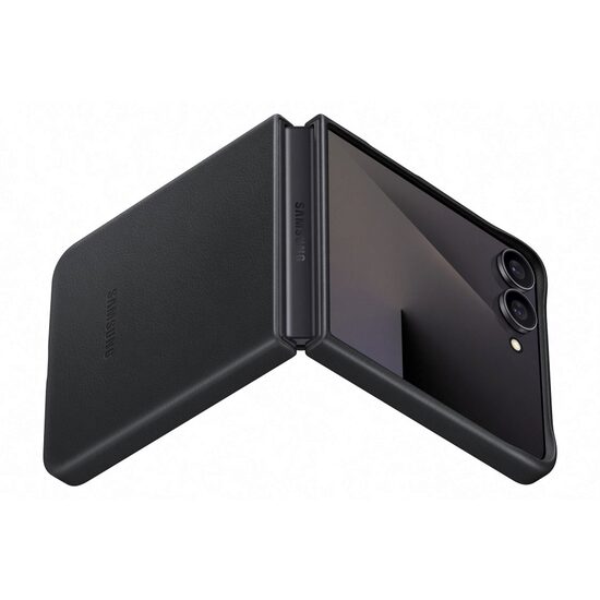 Husa Samsung Z Flip 7 Piele Neagra