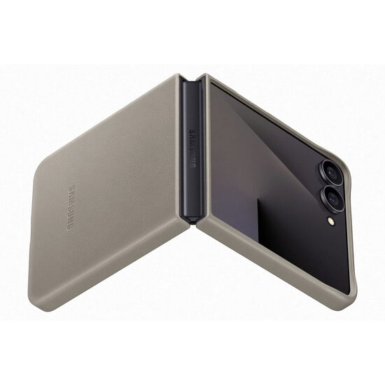 Husa Samsung Z Flip 7 Piele Gri