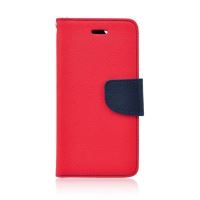 Husa Samsung Galaxy A3 2016 Tip Carte cu Clip Rosie