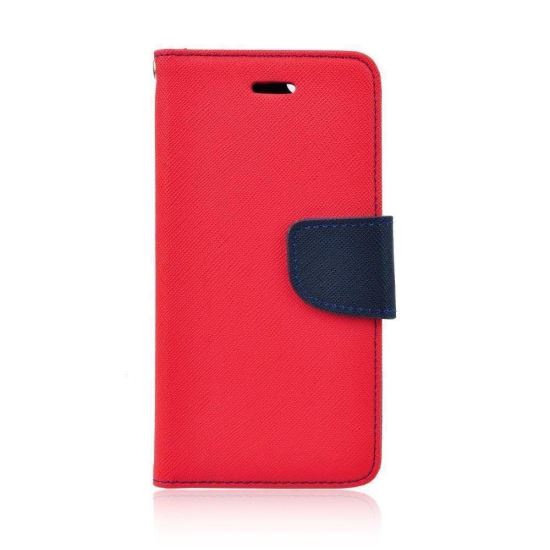 Husa Samsung Galaxy A3 2016 Tip Carte cu Clip Rosie