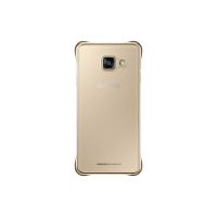 Husa Samsung Galaxy A3 2016 Clear Cover Gold