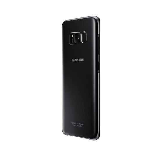 Husa Originala Samsung Galaxy S8 Plus Clear Cover Neagra