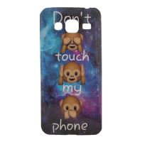 Husa Samsung Galaxy J3 2016 Color - Mesaj Don't Touch My Phone
