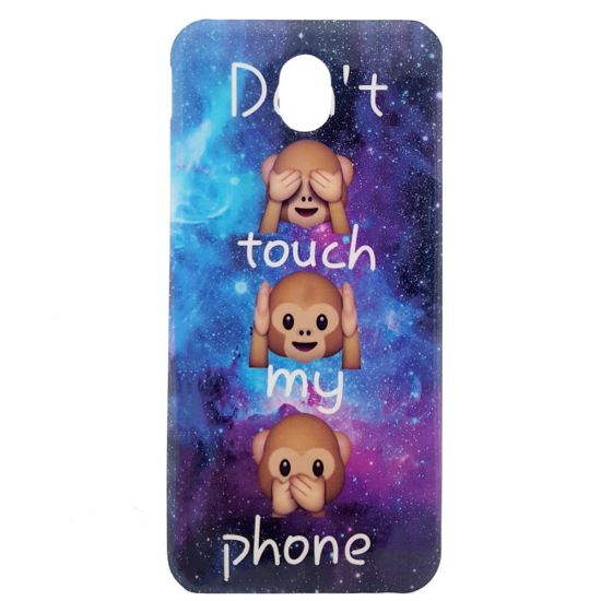 Husa Samsung Galaxy J7 2017 Color - Mesaj Don't Touch My Phone