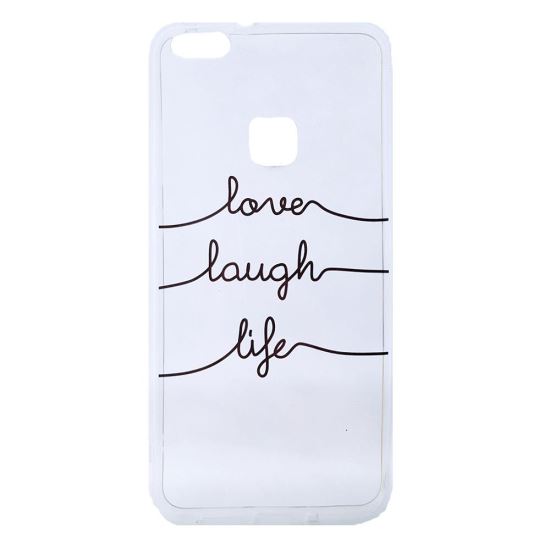 Husa Huawei P10 Lite Mesaj - Love Laugh Life