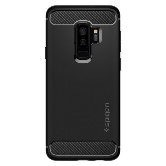 Husa Spigen Rugged Armor Crystal Samsung Galaxy S9 Plus Neagra