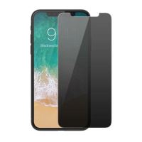 Folie sticla iPhone X Privacy Neagra