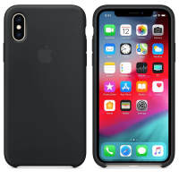 Husa Silicon iPhone XS Max, Negru