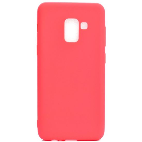 Husa spate Samsung Galaxy A6 Plus Soft TPU Rosu