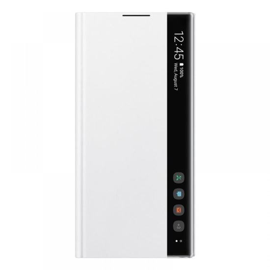 Husa Samsung Galaxy Note 10 Clear View Cover Alb