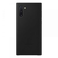 Samsung Galaxy Note 10 Husa Protectie Spate Piele, Negru