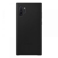 Samsung Galaxy Note 10 Plus Husa Protectie Spate Piele, Negru