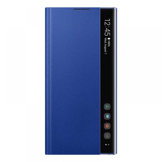 Husa Samsung Galaxy Note 10 Plus Clear View Cover Albastru