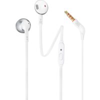 Casti In-Ear Cu Fir JBL T205, Pure Bass, Microfon, Chrome