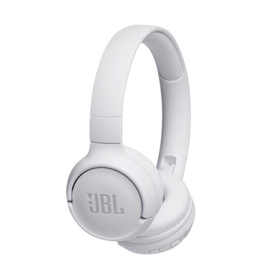 Casti Wireless JBL Tune 500BT, Pure Bass, Bluetooth, Microfon, Alb