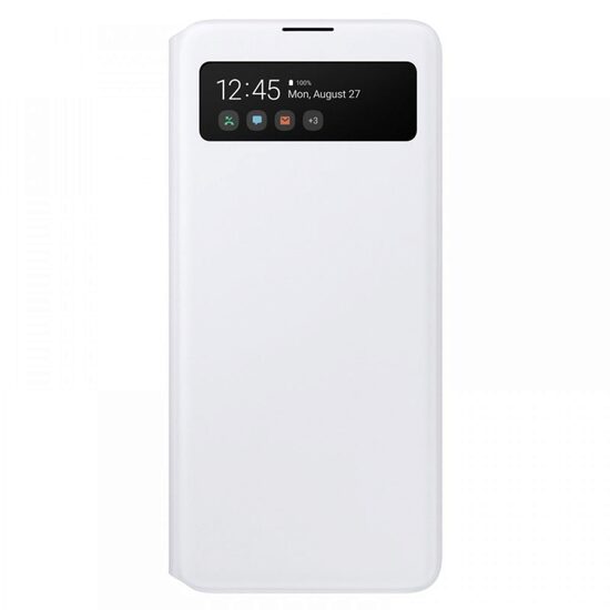 Husa Samsung Galaxy A51 S View Wallet Cover, Alb