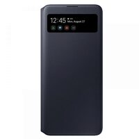 Husa Flip Samsung Galaxy A71 S View Wallet Cover, Negru