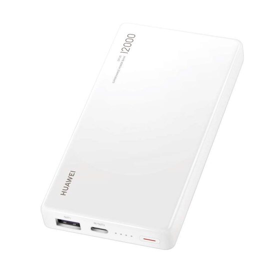 Baterie Externa Huawei CP128 12000mAh Powerbank, Super Charge, Alb